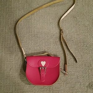 Pink leather crossbody from Modcloth